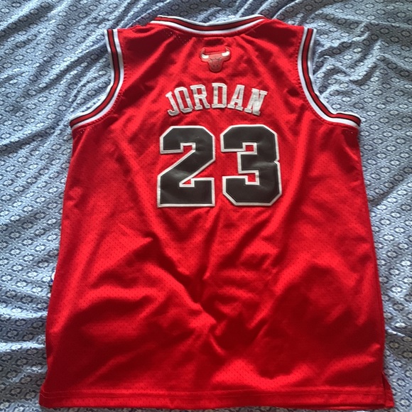 Michael Jordan jersey authentic Red Chicago bulls Nike hood condition - Picture 2 of 4